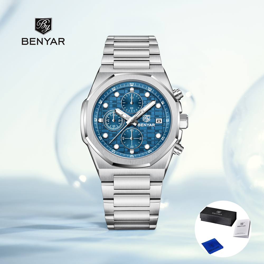Accessories With Watch - 2025 nuevos relojes BENYAR para hombre,