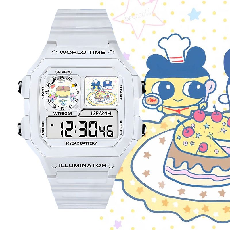 Accessories With Watch - Reloj Electrónico Inteligente Tamagotchi Big Mouth