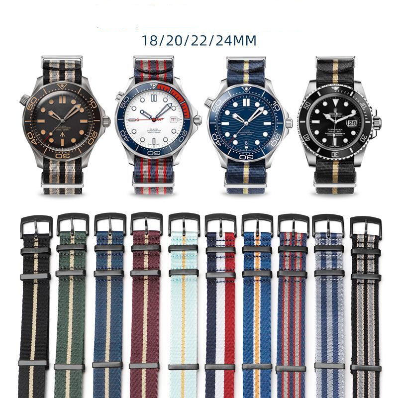 Nylon Nato Strap - Correa de nailon superior para reloj