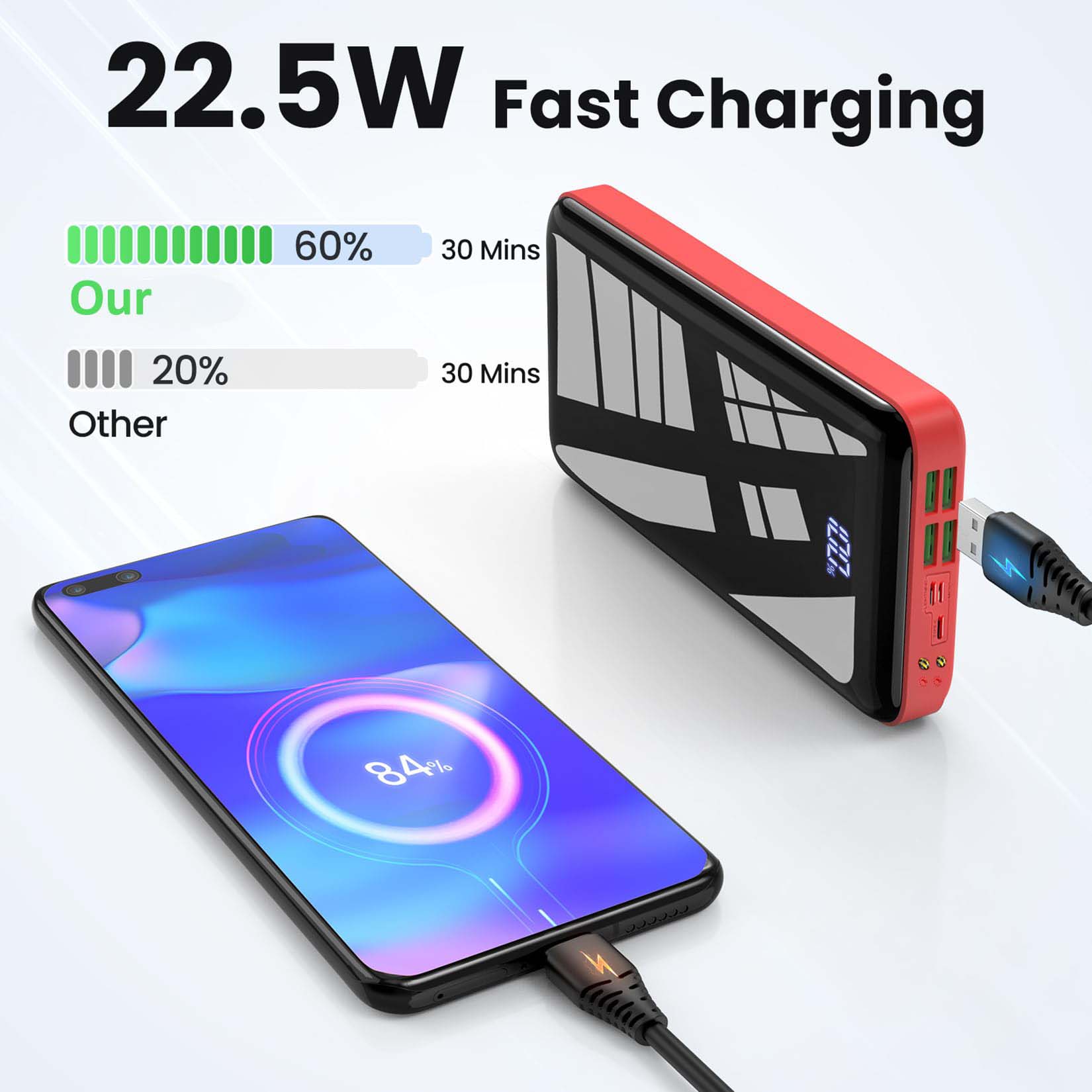 Cargador Portátil de 30000 mAh - Smartwatch Ac reseña y precio