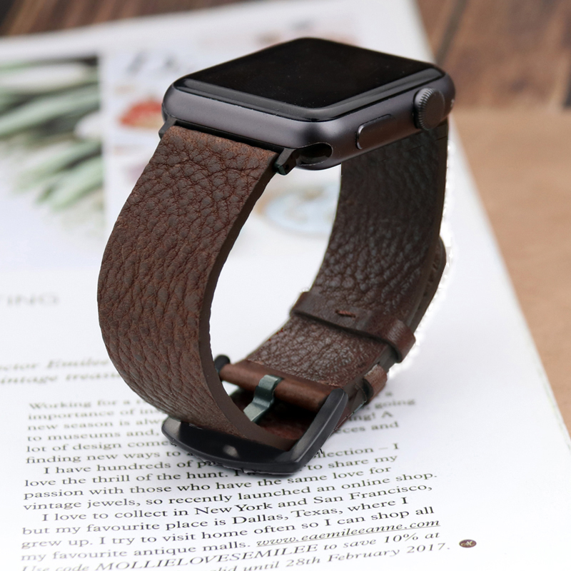 Correa italiana de piel de bec - Smartwatch Accessories Shop reseña y precio