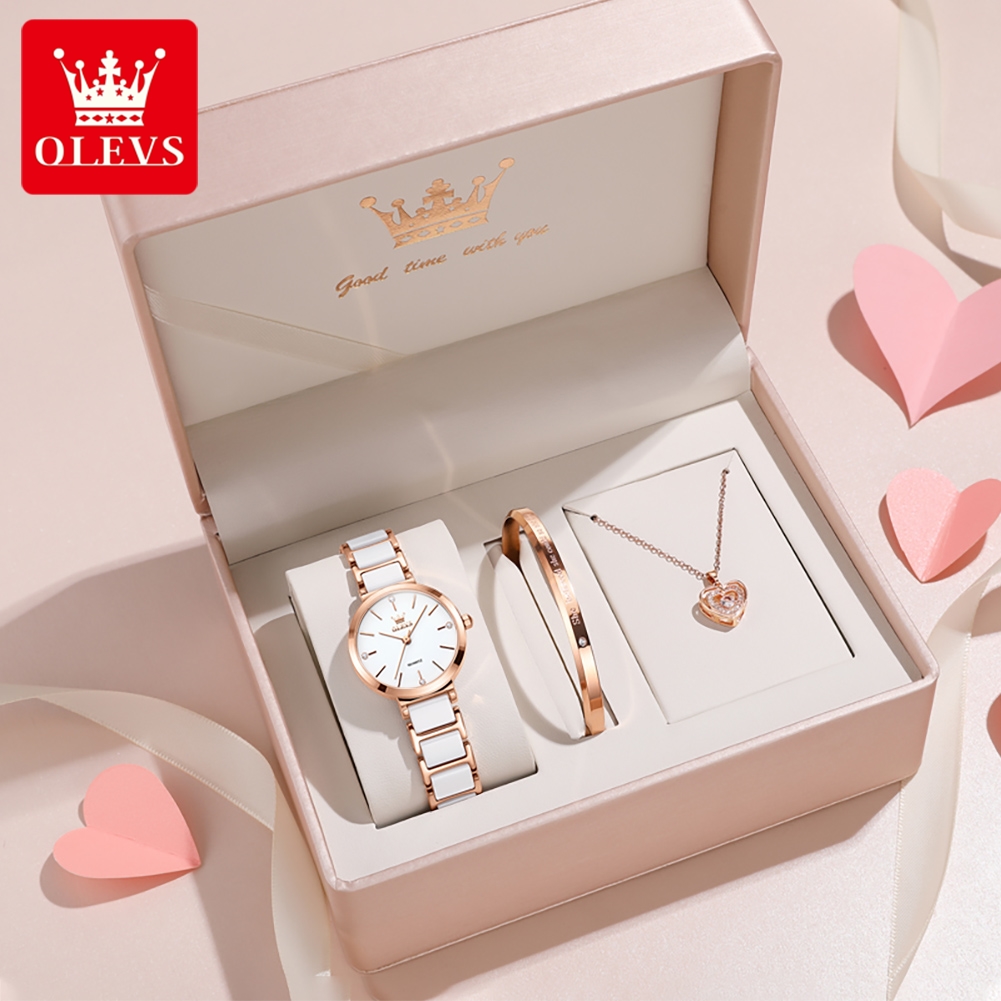 OLEVS Reloj de mujer 5877 Relo - Accessories With Watch reseña y precio