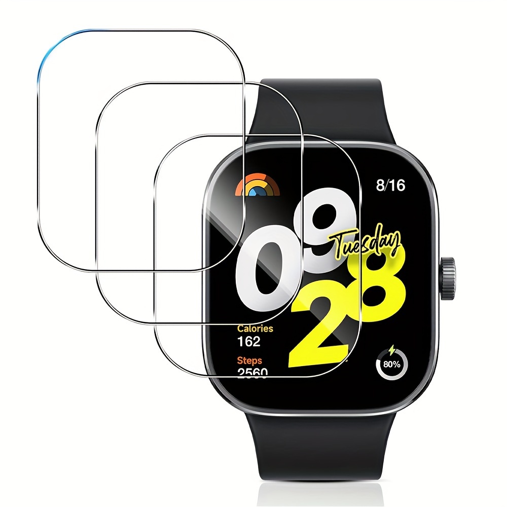 3-5 piezas de vidrio templado  - Watch Face Protector reseña y precio