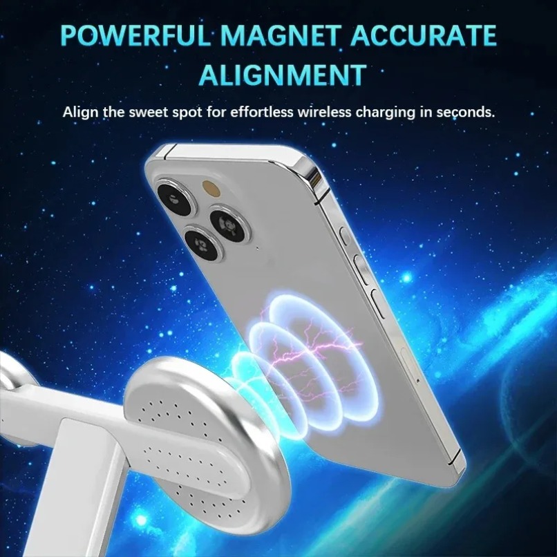 Base de Carga Inalámbrica 3 en - Wireless Charger Watch reseña y precio