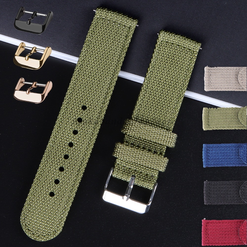 Correa de lona de nailon de 18 - Nylon Nato Strap reseña y precio
