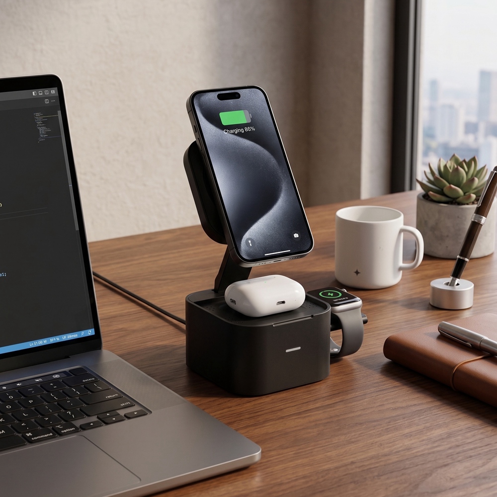 Estación de Carga Inalámbrica  - Wireless Charger Watch reseña y precio