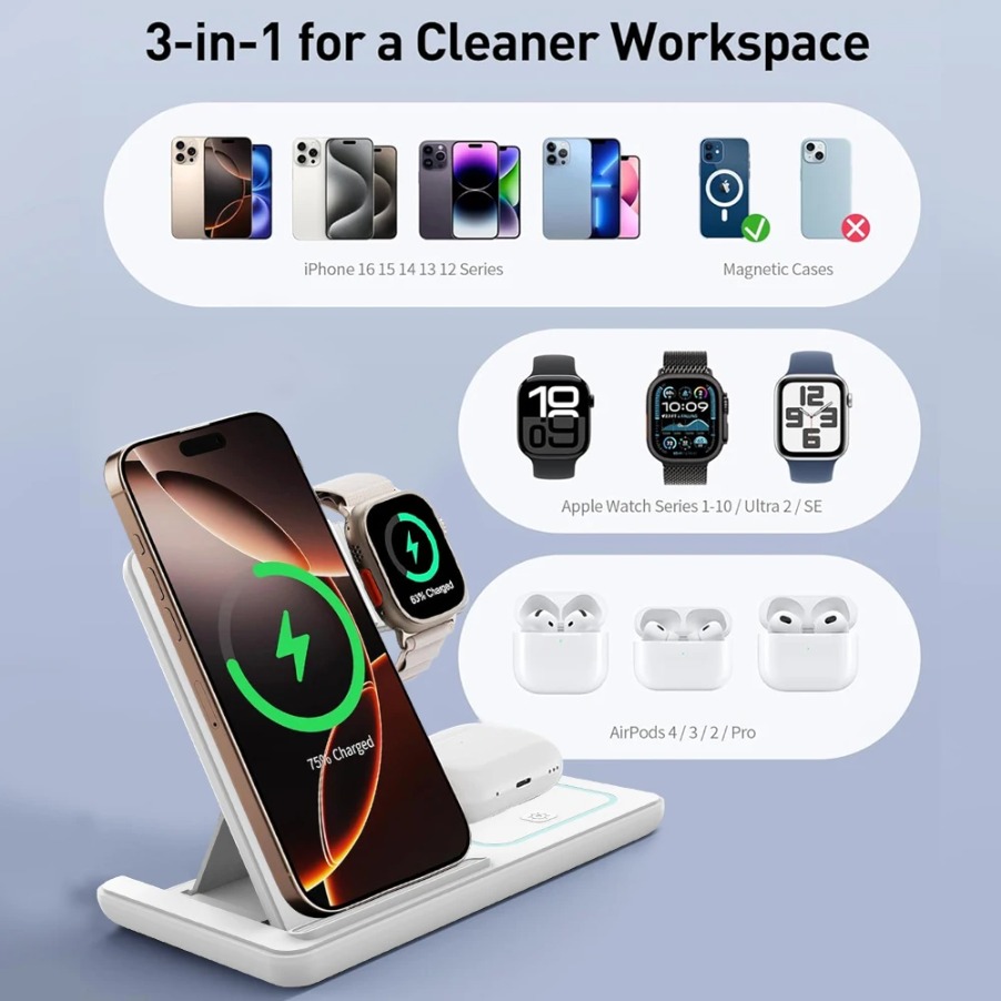 Soporte de cargador inalámbric - Smartwatch Ac reseña y precio